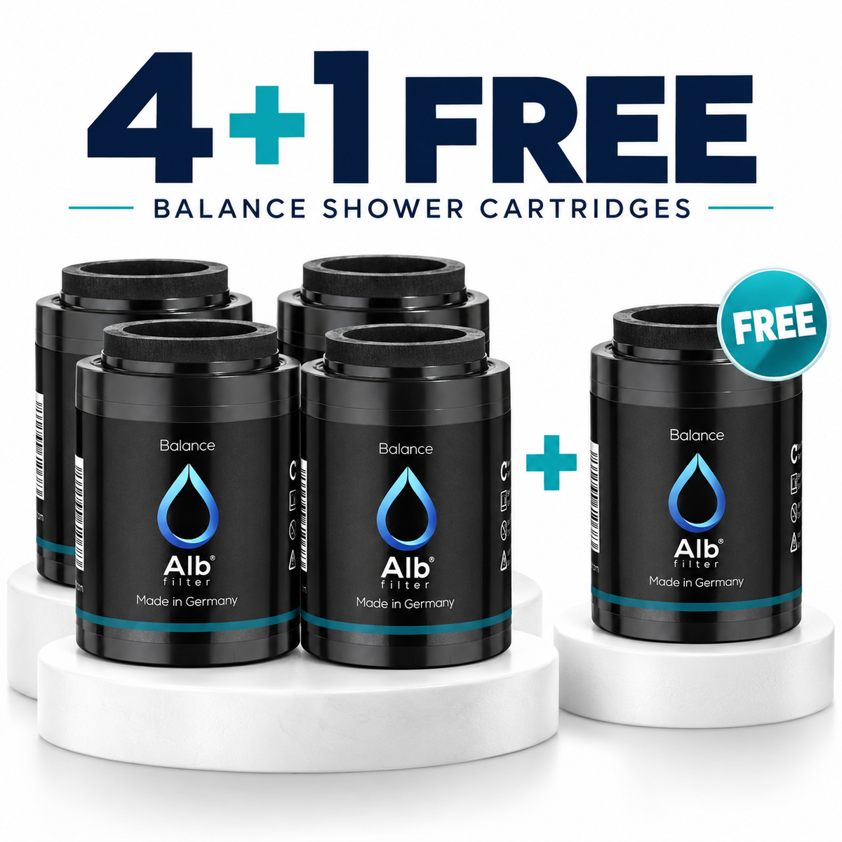 Alb Shower Filter Cartridge (BUY 4 Get 1 Free)