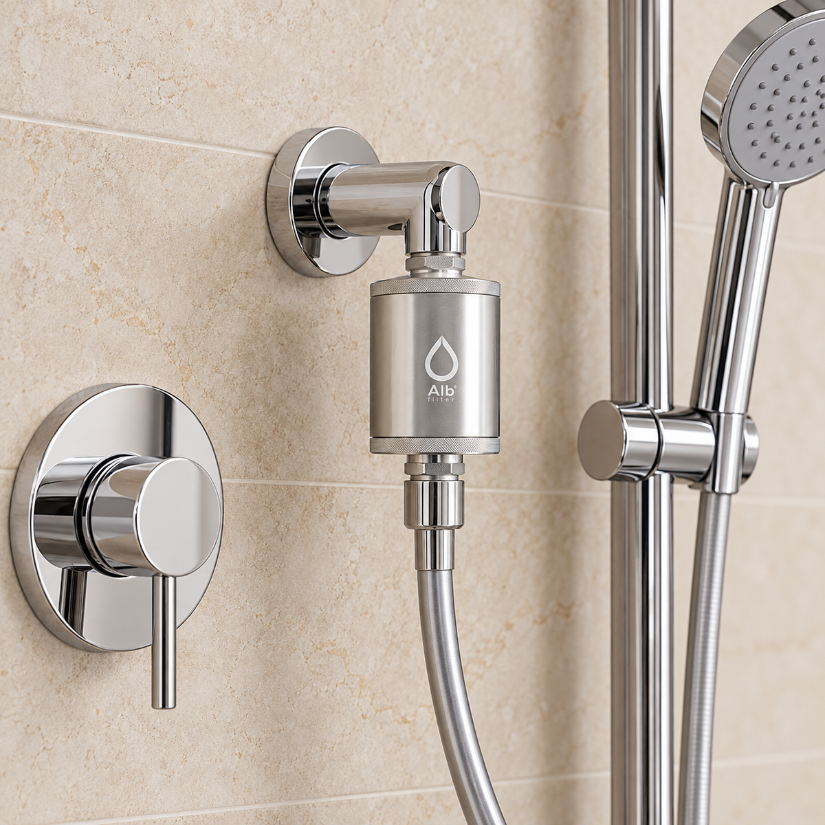 Alb Shower Filter — Buy 4 Get 1 Free (Silver) | Pre-order December Delivery