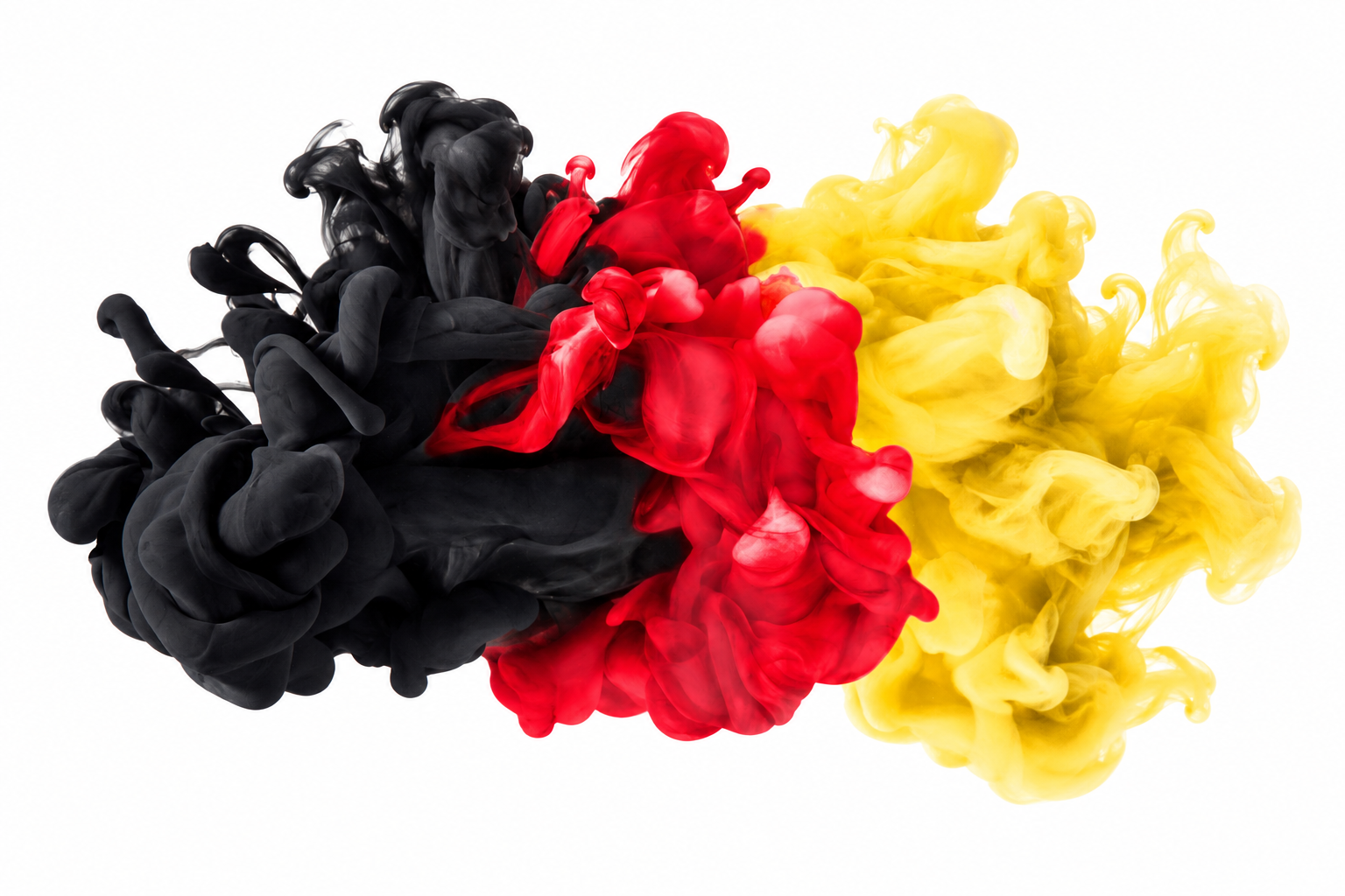 German smoke in black, red and gold