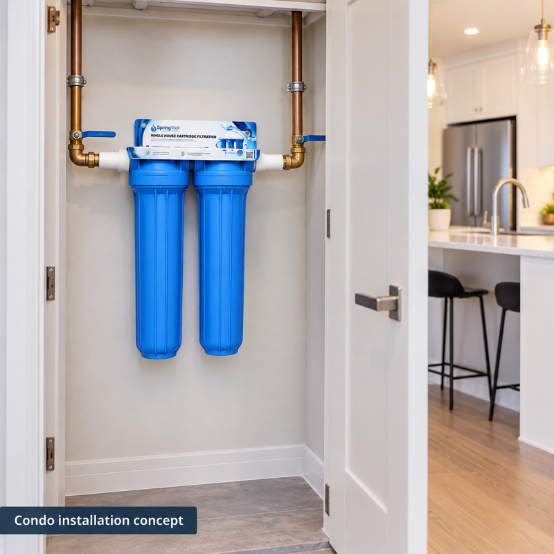 SpringWell Whole House Cartridge Water Filtration System